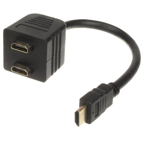 Разветвитель HDMI HD19F/2x19F, 1вход-2выхода, кабель 0.2м, Rexant (17-6832) 34626 - фото 15958