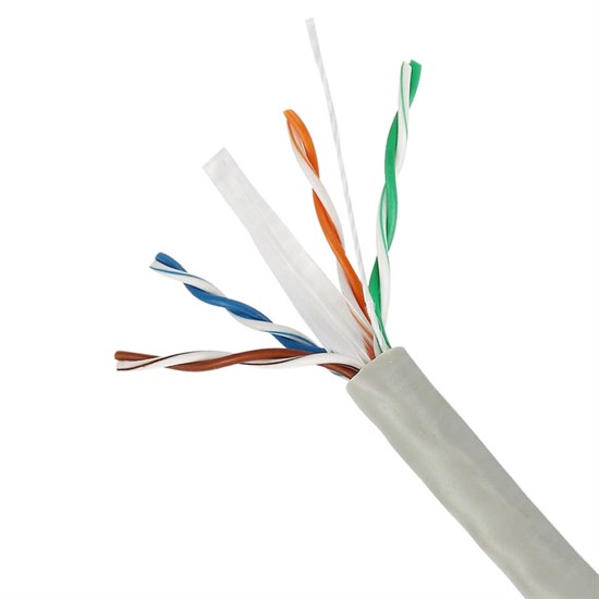 Кабель UTP cat.6 медный одножил. 4pair 23AWG 1м 28619 - фото 16445