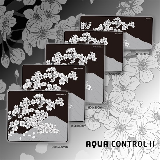 Коврик для мыши X-raypad Aqua Control II Sakura Night XL Extended (600x400x4мм) (Black) 36567 - фото 17060