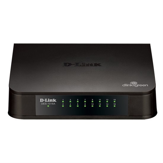 E-net Switch 16 port D-Link DES-1016A/E2A (16 UTP) 10/100 Mbps 36975 - фото 18025