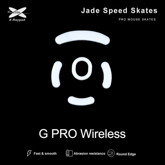 Ножки для мыши (глайды) X-raypad Jade Speed для Logitech G Pro Wireless, комплект из 2-х наборов 37577 - фото 19498