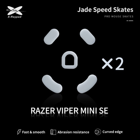 Ножки для мыши (глайды) X-raypad Jade Speed для Razer Viper mini SE, комплект из 2-х наборов 38029 - фото 20047
