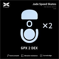 Ножки для мыши (глайды) X-raypad Jade Speed для Logitech PRO X SUPERLIGHT 2 DEX, комплект из 2-х наборов 38187 - фото 20281
