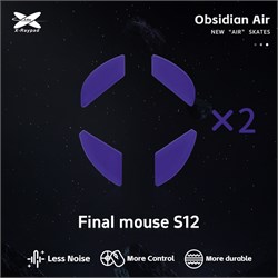 Ножки для мыши (глайды) X-raypad Obsidian Air Skates для Finalmouse Ultralight 2/Starlight-12/Ultralight X, комплект из 2-х наб. 38190 - фото 20289