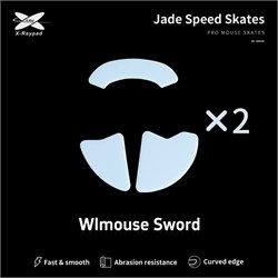 Ножки для мыши (глайды) X-raypad Jade Speed для WLMouse Sword X, комплект из 2-х наборов 38457 - фото 20505
