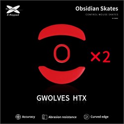 Ножки для мыши (глайды) X-raypad Obsidian Control для G-Wolves HTX 4K / HTX ACE, комплект из 2-х наборов 38458 - фото 20506