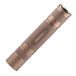 Фонарь Convoy S2+ (XPL HI U6-3A, 5000K, 7135x8, 1x18650, 118x24мм, 76г, цвет "desert tan", SMO, без АКБ) 38331 - фото 20541