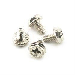 Винты для крепления карт расширений / блока питания/ комплектующих ПК (UNC HWM#6-32 x 6) упаковка 10шт. 37632 - фото 20958