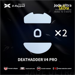 Ножки для мыши (глайды) X-raypad Jade Ultra для Razer DeathAdder V4 Pro, комплект из 2-х наборов 38832 - фото 21087