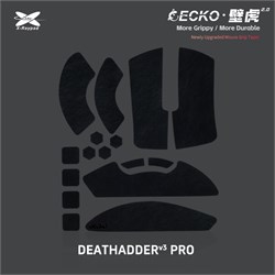 Противоскользящие наклейки на мышь X-raypad Geckos V3 для Razer DeathAdder V3 Pro, чёрные 38840 - фото 21105