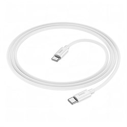 Кабель USB Type-C (M) --> Type-C (M) 1.0м (USB 2.0) hoco X87, силикон, белый 38892 - фото 21405