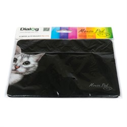 Коврик для мыши Dialog PM-H15 Cat ткань на пористой резине (220x180x3мм) 38155 - фото 21453