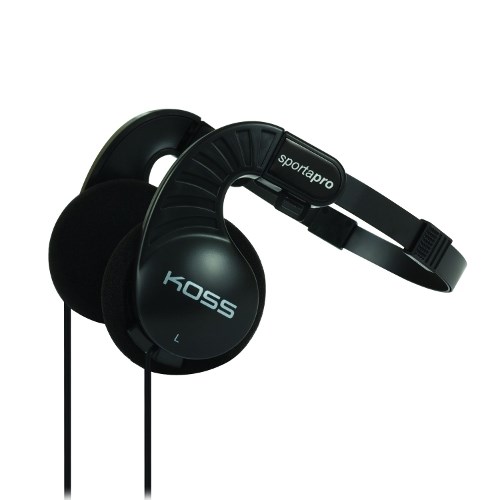 Koss Sporta Pro (оголовье, открытые, чёрные, 15Гц-25кГц, 60Ом, 103 дБ/мВт, 3.5мм, кабель 1,2 м, складные) 8206 - фото 6967