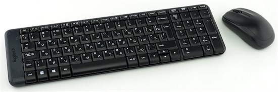 Клавиатура+мышь беспроводные Logitech MK220 Wireless Desktop Black USB (920-003169) 25436 - фото 8360