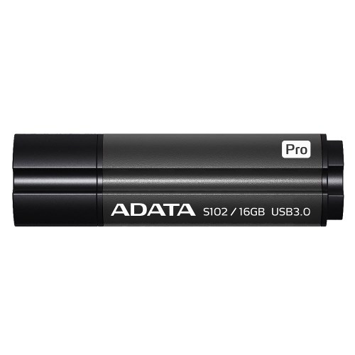 USB 3.0 Flash Drive 16GB ADATA Superior S102 Pro, серый алюминий (AS102P-16G-RGY) 26627 - фото 9997