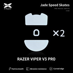 Ножки для мыши (глайды) X-raypad Jade Speed для Razer Viper V3 Pro, комплект из 2-х наборов 38037