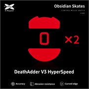 Ножки для мыши (глайды) X-raypad Obsidian Control для Razer DeathAdder V3 HyperSpeed, комплект из 2-х наборов 38056