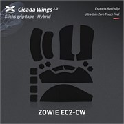 Противоскользящие наклейки на мышь X-raypad Cicada Wings V2 для Zowie EC2-CW, чёрные 38449