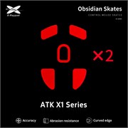 Ножки для мыши (глайды) X-raypad Obsidian Control для ATK Blazing Sky X1, комплект из 2-х наборов 38460
