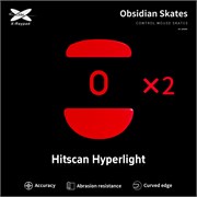 Ножки для мыши (глайды) X-raypad Obsidian Control для Hitscan Hyperlight, комплект из 2-х наборов 38461