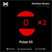 Ножки для мыши (глайды) X-raypad Obsidian Control для Pulsar X3, комплект из 2-х наборов 38462