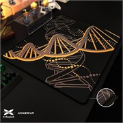 Коврик для мыши X-raypad Minerva DNA Gold Black XL (490x400x6мм) 38480