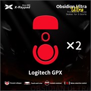 Ножки для мыши (глайды) X-raypad Obsidian Ultra для Logitech G Pro X Superlight, комплект из 2-х наборов 38574