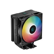 Кулер Deepcool AG400 DIGITAL BK ARGB (низкопрофильный, TDP 220W, 4 heatpipe, 120x25мм PWM, 636г, 120x92x153мм) 37687