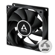 Вентилятор ARCTIC F8 PWM PST Black 80x80x25мм, Fluid Dynamic Bearing, PWM PST, 300-2000 RPM, 22.5 dBA, 31 CFM  (ACFAN00204A) 36920