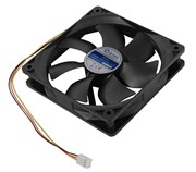 Вентилятор 5bites 120x120x25мм, sleeve, 1200rpm, 3-pin, 27 dBA, 39.2CFM  (FB12025S-12L3) 38139