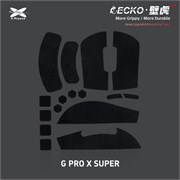 Противоскользящие наклейки на мышь X-raypad Geckos V3 для Logitech G Pro X Superlight / Superlight 2, чёрные 38837