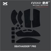 Противоскользящие наклейки на мышь X-raypad Geckos V3 для Razer DeathAdder V3 Pro, чёрные 38840