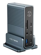 Док-станция 15-в-1 USB Type-C -> 2xUSB Type-C +3xUSB 3.0+DP 4K@60Hz+2xHDMI 4K@60/30Hz+LAN-G+SD/TF+audio+PD 100W ACASIS DS-7A15 38865