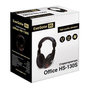 ExeGate Office HS-130S (2x3.5мм, динамик 40мм, кабель 2.2м, рег. громкости) 37734