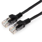 Patch-cord UTP-5e, медный, 10м, 26AWG, многожильный, чёрный (PP10-10M/BK) 38814