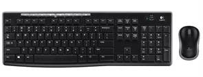 Клавиатура+мышь беспроводные Logitech MK270 Wireless Desktop Black USB (920-004536) 28973