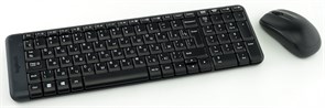 Клавиатура+мышь беспроводные Logitech MK220 Wireless Desktop Black USB (920-003169) 25436
