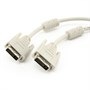 Кабель DVI-D Dual Link 25M-25M 4.5м, экранированный, 2 фильтра 19890 - фото 10775