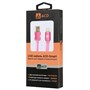 Кабель USB A --> Lightning 8pin (m) 1.0м для Apple ACD-Smart, TPE, 2-ст. конн., инд. заряда, малиновый (ACD-U915-P6M) 33263 - фото 11185