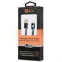 Кабель USB A --> Lightning 8pin (m) 1.0м для Apple ACD-Smart, TPE, 2-ст. конн., инд. заряда, черный (ACD-U915-P6B) 33262 - фото 11187