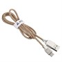 Кабель USB A --> Type-C (M) 1.0м (USB 2.0) ACD-Titan, нейлон, 2-ст. конн., желто-черный (ACD-U927-C2Y) 33259 - фото 11202