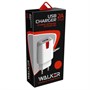 Зарядное устройство 220V -> Type-C (M) + USB (F) 5V WALKER WH-24, 2000mA, белое 32881 - фото 12051