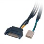 Разветвитель 1x4-pin (F) --> 3x4-pin (M) PWM + питание 1xSATA Akasa FLEXA FP3S 30см AK-CBFA06-30 33303 - фото 12154