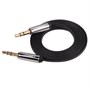 Кабель jack 3.5 мм-jack 3.5 мм 1.5м, Ugreen плоский, черный 33947 - фото 12746