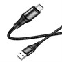 Кабель USB A --> Micro USB 5P (B) 1.0м hoco X50, чёрный 35550 - фото 14693