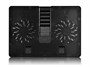 Подставка (охлаждение) для ноутбука Deepcool U-PAL до 15.6" (черная, 2x140мм, USB 3.0) 35620 - фото 15042