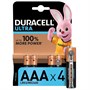 AAA (LR03) Duracell Turbo MX2400, 1.5V, упаковка 4шт. 35763 - фото 15576