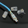 RJ-45-EZ коннектор сквозной (8P8C) под одножильный и многожильный кабель, до 24AWG, 1шт. 35254 - фото 16451