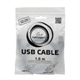Кабель USB тип A-B 1.8м (USB 2.0) экран, серый, 28AWG, Cablexpert 35825 - фото 16454