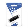 USB 2.0 Flash Drive 16GB SmartBuy Quartz, чёрный 36494 - фото 16855